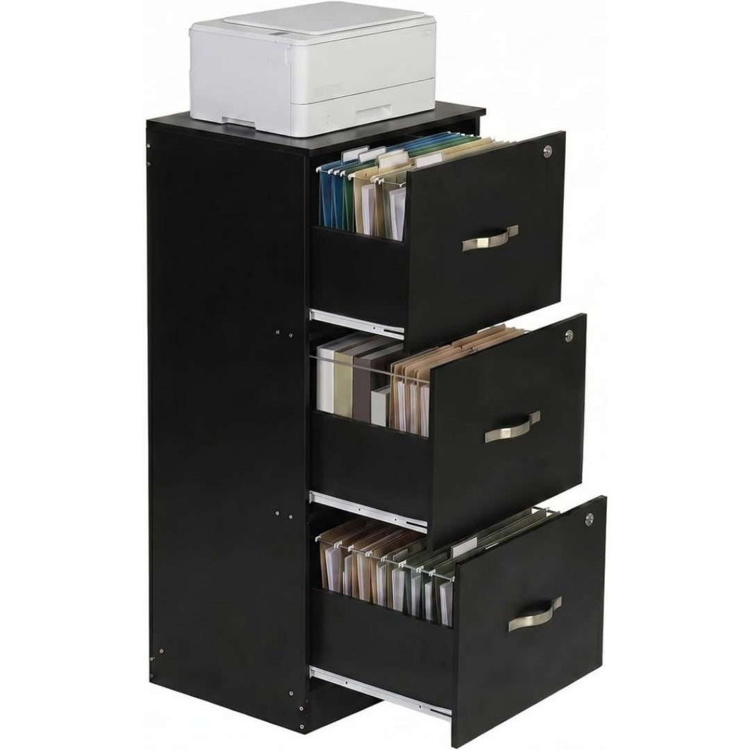 Grande CapaciteCette armoire bureau est equipee de 3 tiroirs spacieux – Table d'Appoint