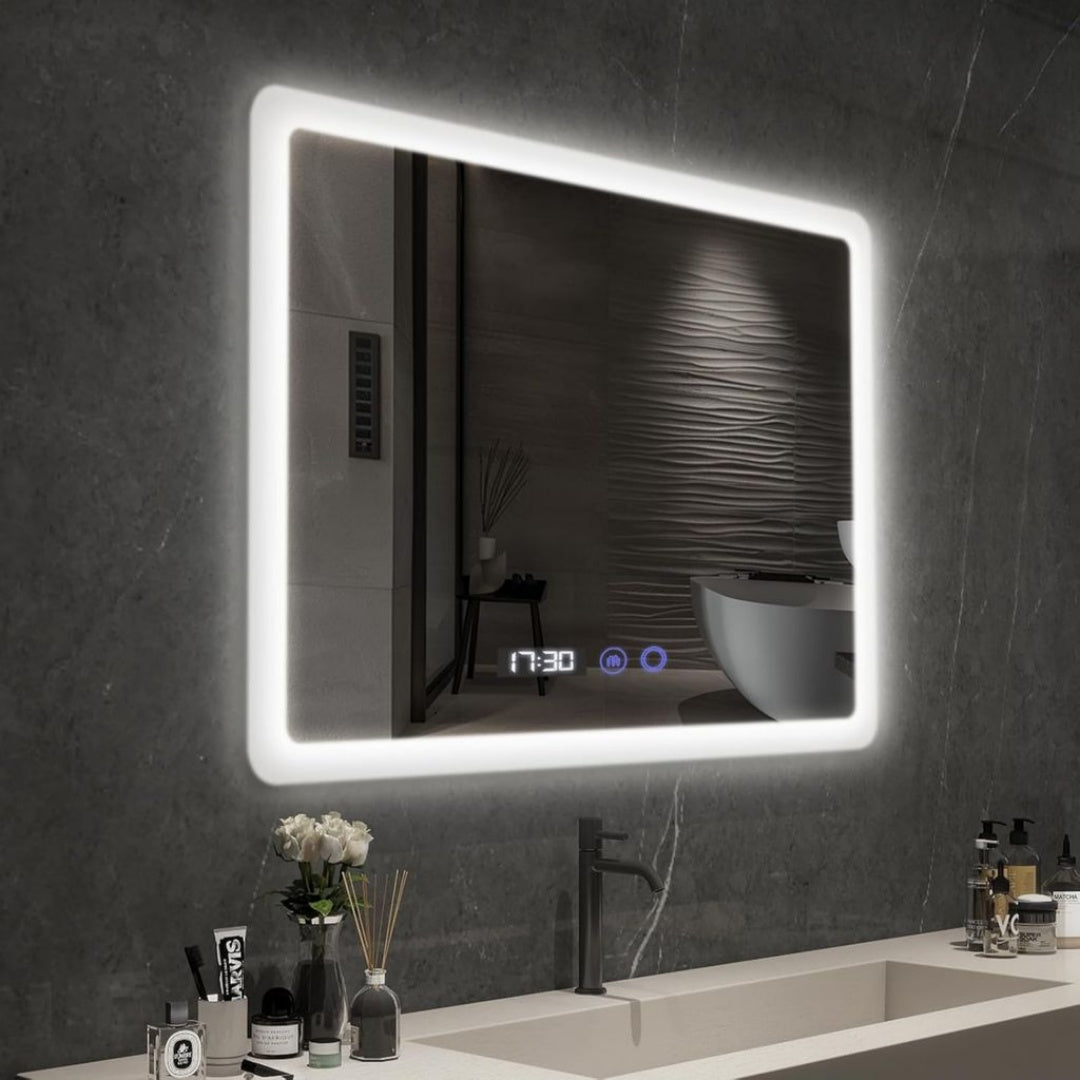 Miroir de Salle de Bain Retroeclaire, Dimensions 80 x 60 cm