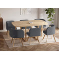 Fauteuil en MDF, Finition Gris
