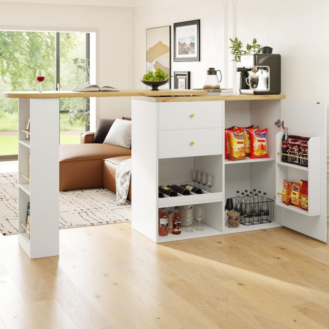 Table Haute / Mange-Debout – MDF, Noir, 105 x 39 x 102 cm