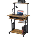 Bureau Informatique / Gaming en Panneau de Particules de Couleur Noir