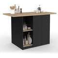 Table Haute / Mange-Debout Noir, Format 70 x 30 x 87 cm