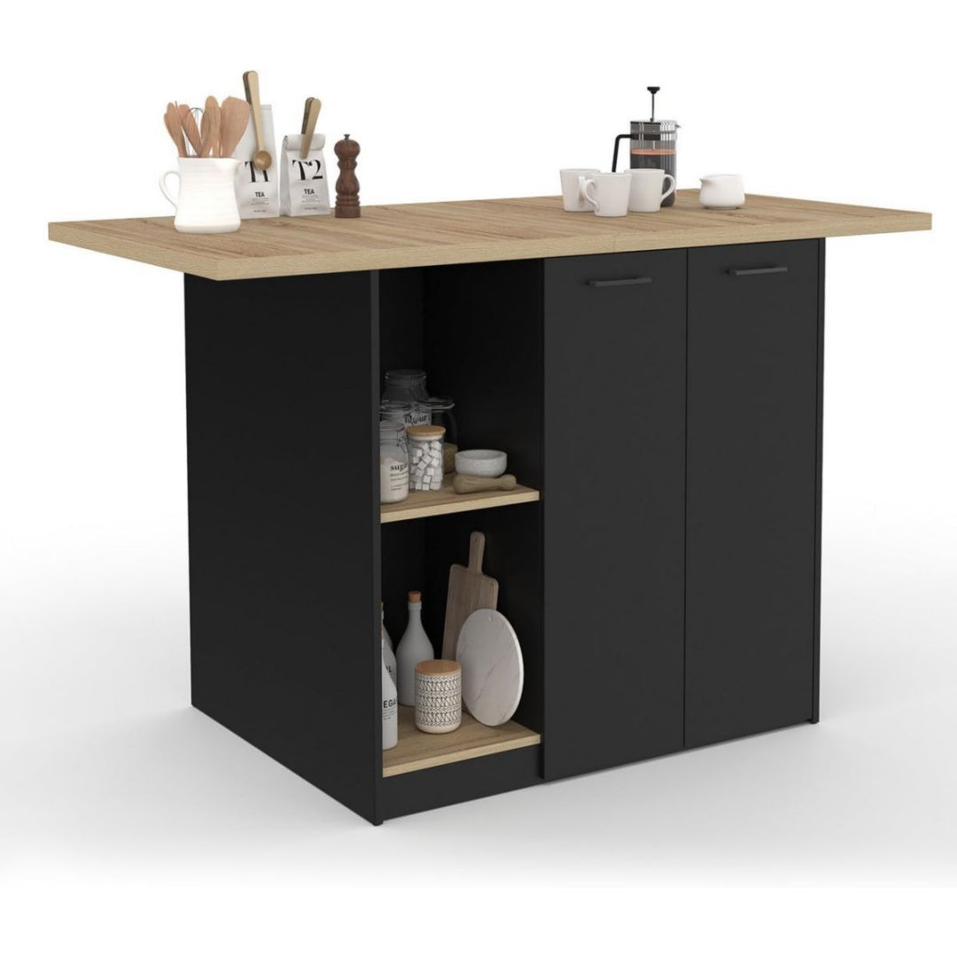 Table Haute / Mange-Debout Noir, Format 70 x 30 x 87 cm
