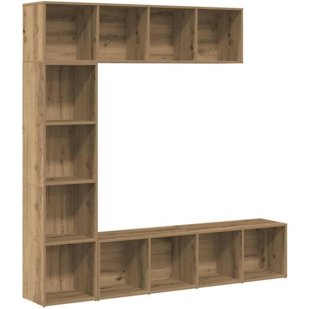 Bibliotheque au Style epure et Contemporain