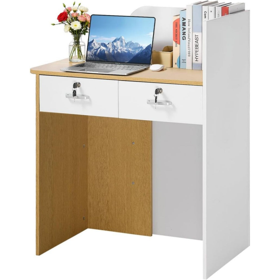 Bureau Blanc, Format 80 x 45 x 100 cm